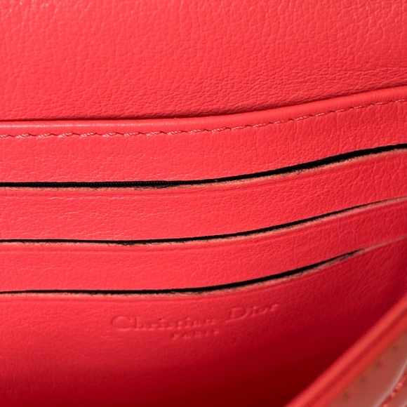 Dior Miss Dior Red Patent Bag – Chain Crossbody – Quilted Promenade Pouch w COA - Picture 8 of 9